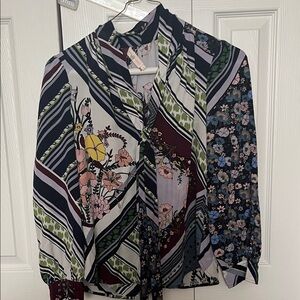 Tory Burch Multicolor Floral Blouse